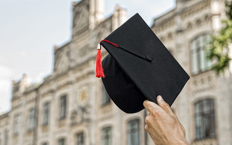 HD-wallpaper-education-black-graduation-cap-graduation-concepts-black-graduation-cap-in-hand-university-students